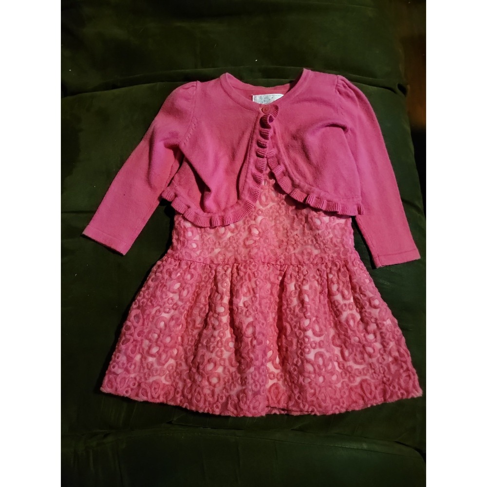 Dressed up by Gymboree egg hunt spring Easter dress size‎ 12 18 months sweater